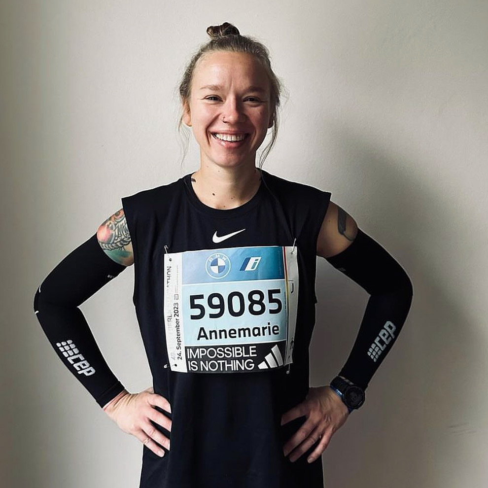 Annemarie ist mit Leib und Seele Sportlerin. Foto: Mike Auerbach