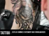 Rosen Tattoo: Zeitlos schönes Statement und Symbolwunder Schwarzes Rosen Tattoo mit Dornen als Symbol für Stärke und Abschied