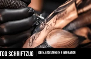 Tattoo Schriftzug am Unterarm mit elegantem Script Font