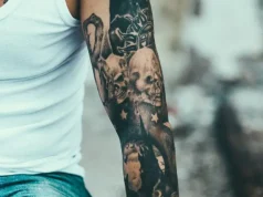 Totenkopf Tattoo Totenkopf Tattoo Oberarm