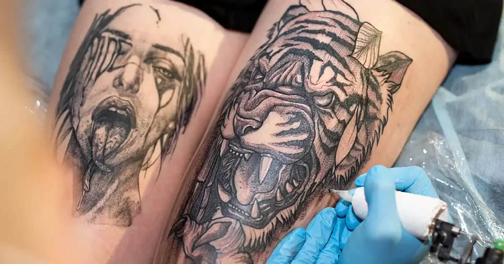 Historisches Ötzi Tattoo auf Mumie – älteste bekannte Tätowierung der Menschheit